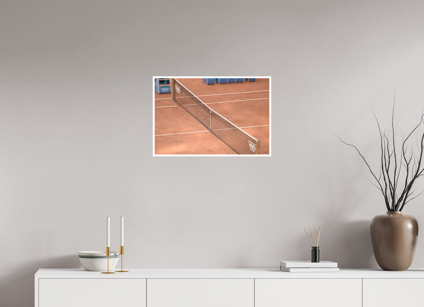 60 x 40 cm, Tirage Ultra Brillant [Picture]: JO Paris 2024 - Tennis at Roland Garros (2)