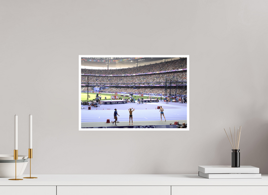 45 x 30 cm, Tirage Ultra Brillant [Picture]: JO Paris 2024 - Athletics - Women high jump at Stade de France (6)