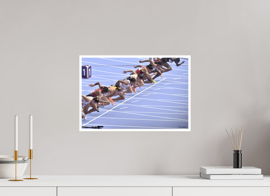 45 x 30 cm, Tirage Ultra Brillant [Picture]: JO Paris 2024 - Athletics - Women high jump at Stade de France (3)