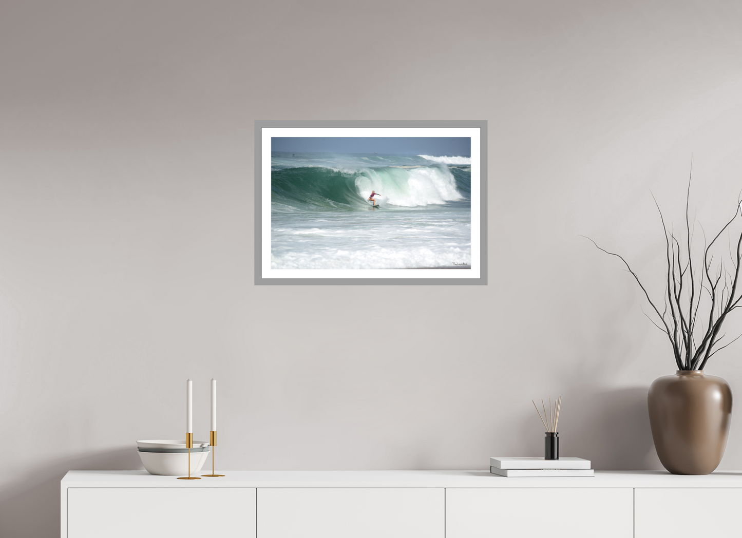 60 x 40 cm, Impression fine art, cadre gris clair, verre anti-reflet et anti-UV [Picture]: Roxy Pro 2019