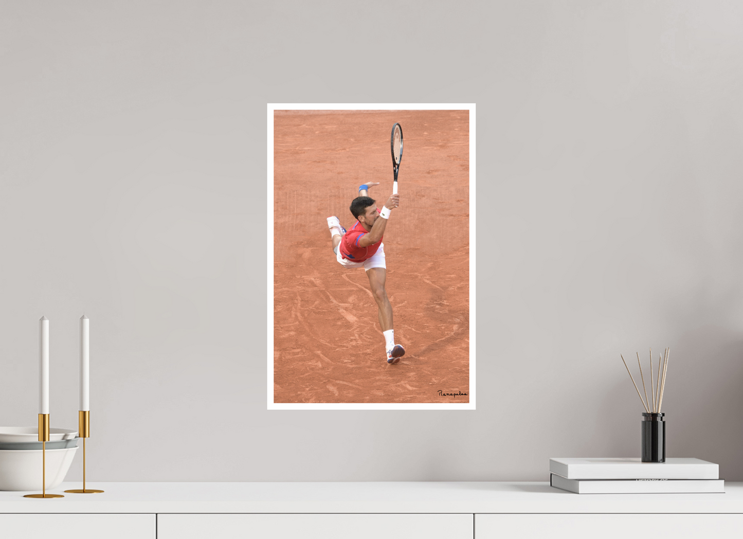 30 x 45 cm, Tirage Ultra Brillant [Picture]: JO Paris 2024 - Tennis at Roland Garros Stadium (3)