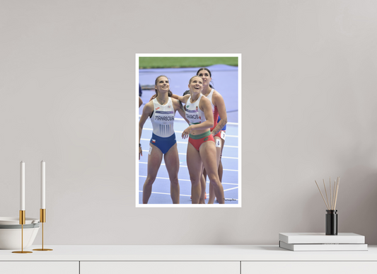 30 x 44,4 cm, Tirage Ultra Brillant [Picture]: JO Paris 2024 - Athletics - Women sprint at Stade de France (1)