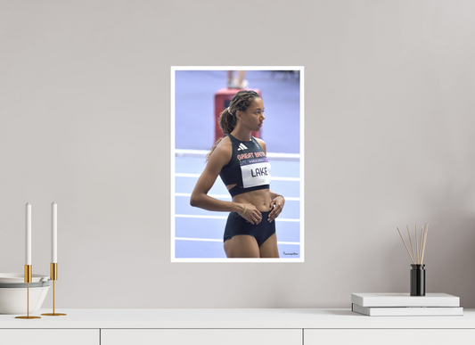 30 x 45 cm, Tirage Ultra Brillant [Picture]: JO Paris 2024 - Athletics - Women high jump at Stade de France (2)