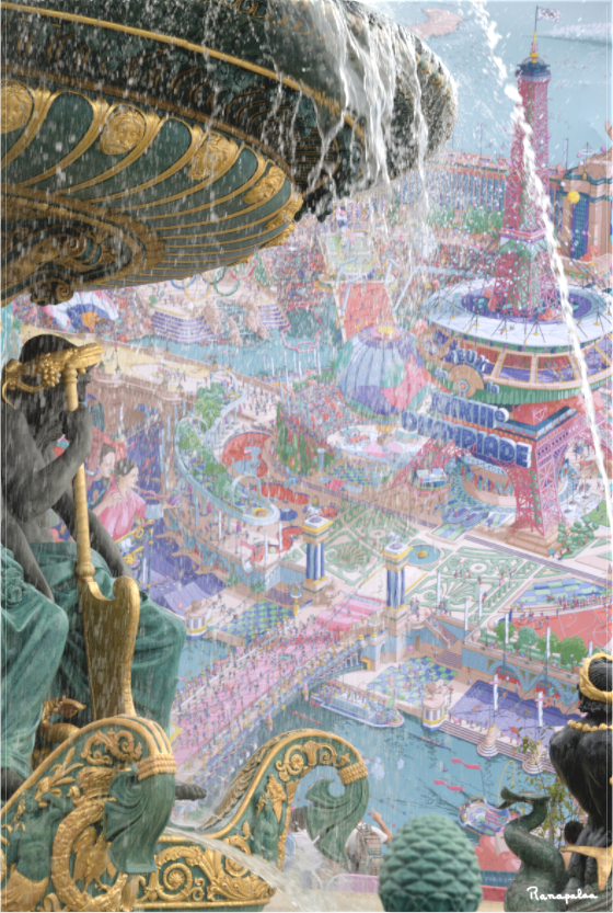 Main image [Picture]: JO Paris 2024 - Fountain at the Urban Stadium in La Concorde (1)