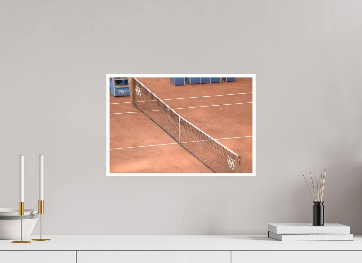 45 x 30 cm, Tirage Ultra Brillant [Picture]: JO Paris 2024 - Tennis at Roland Garros (2)