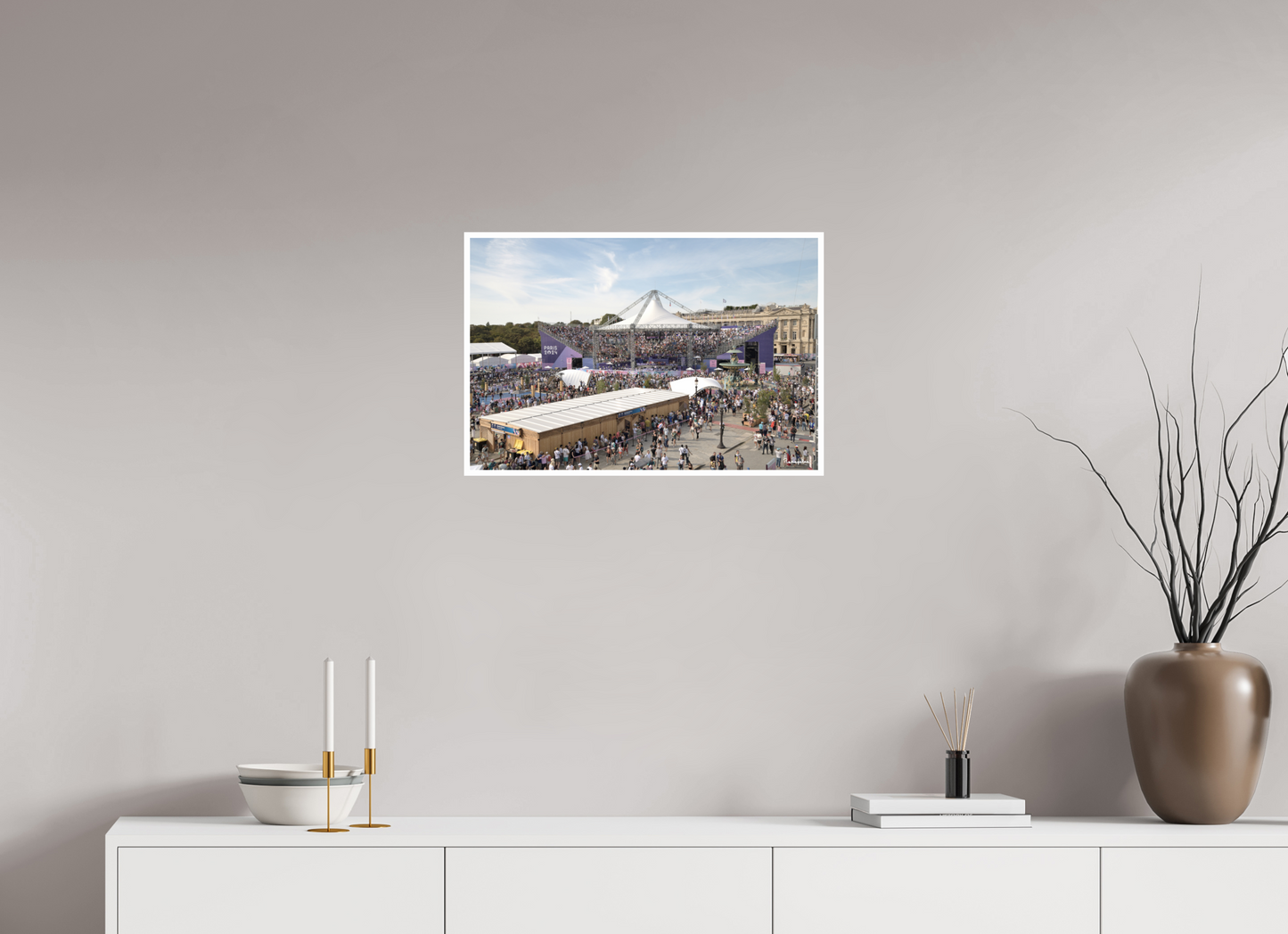 60 x 40 cm, Tirage Ultra Brillant [Picture]: JO Paris 2024 - Urban Park at La Concorde (1)