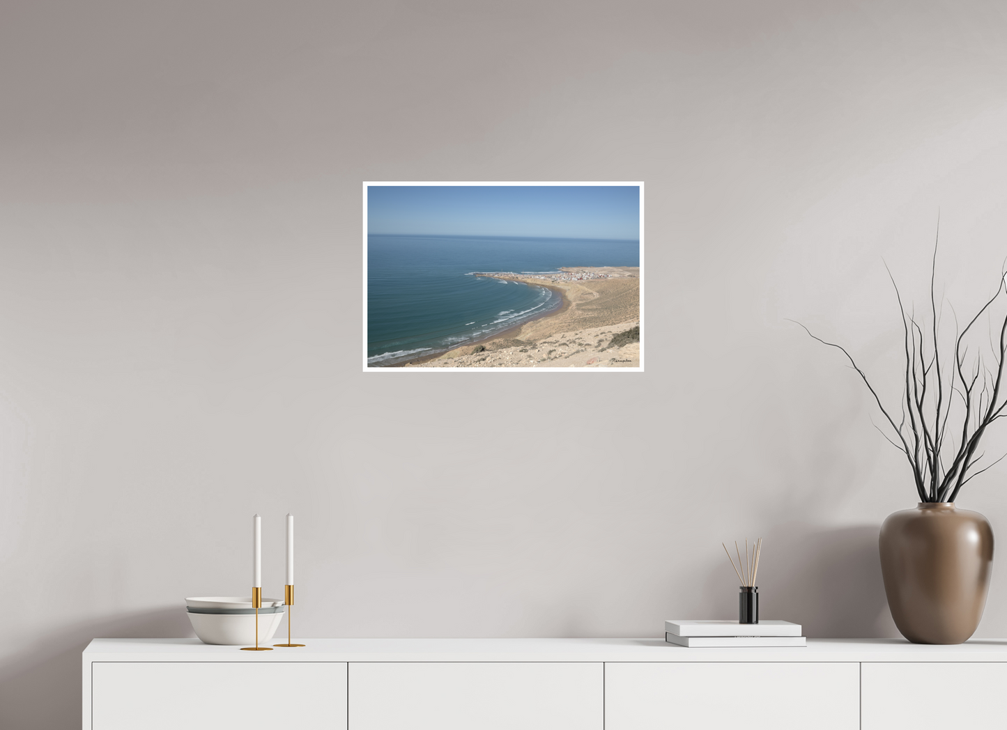 60 x 40 cm, Tirage Ultra Brillant [Picture]: Morocco - Imsouane village