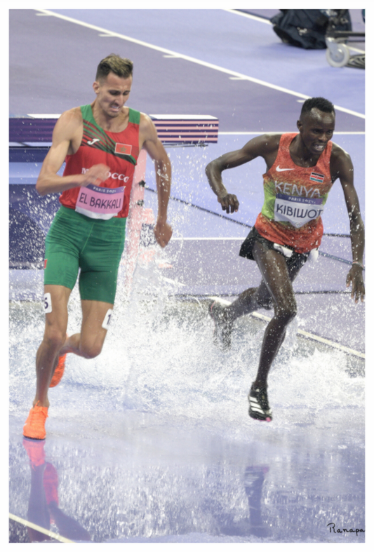 Main image [Picture]: JO Paris 2024 - Athletics - Men running at Stade de France