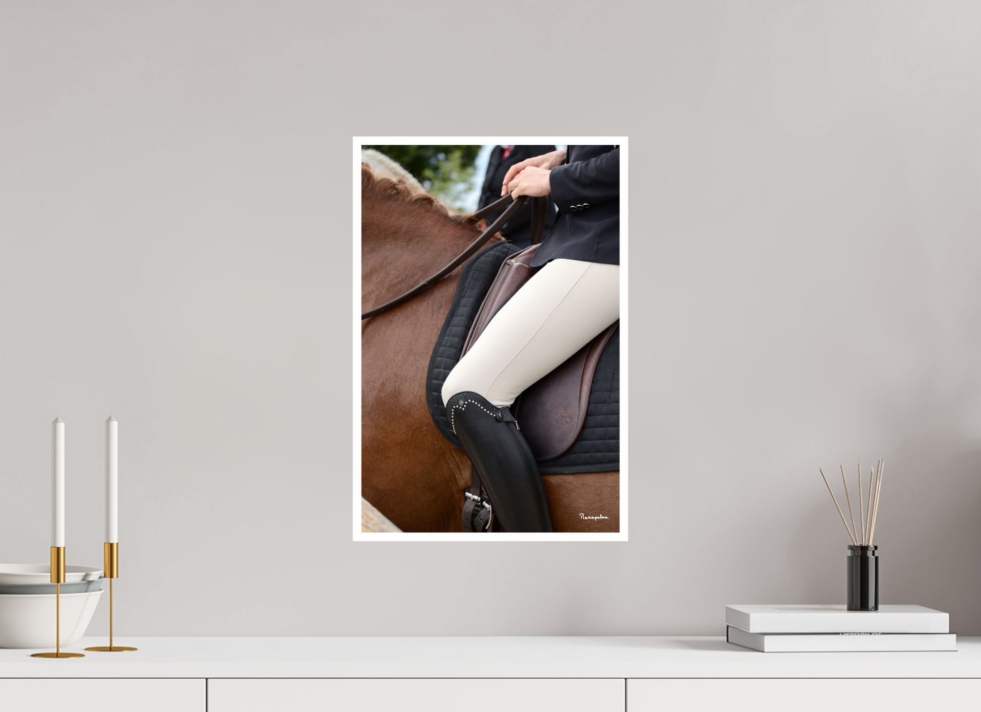 30 x 45 cm, Impression Fine Art Pearl 285 g [Picture]: Equitation Cluny