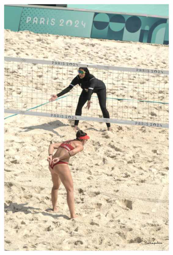 Main image [Picture]: JO Paris 2024 - Women beach volley at Eiffel Tower Stadium (2)