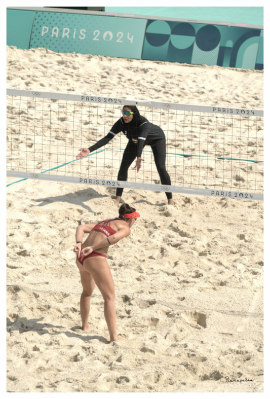 Main image [Picture]: JO Paris 2024 - Women beach volley at Eiffel Tower Stadium (2)