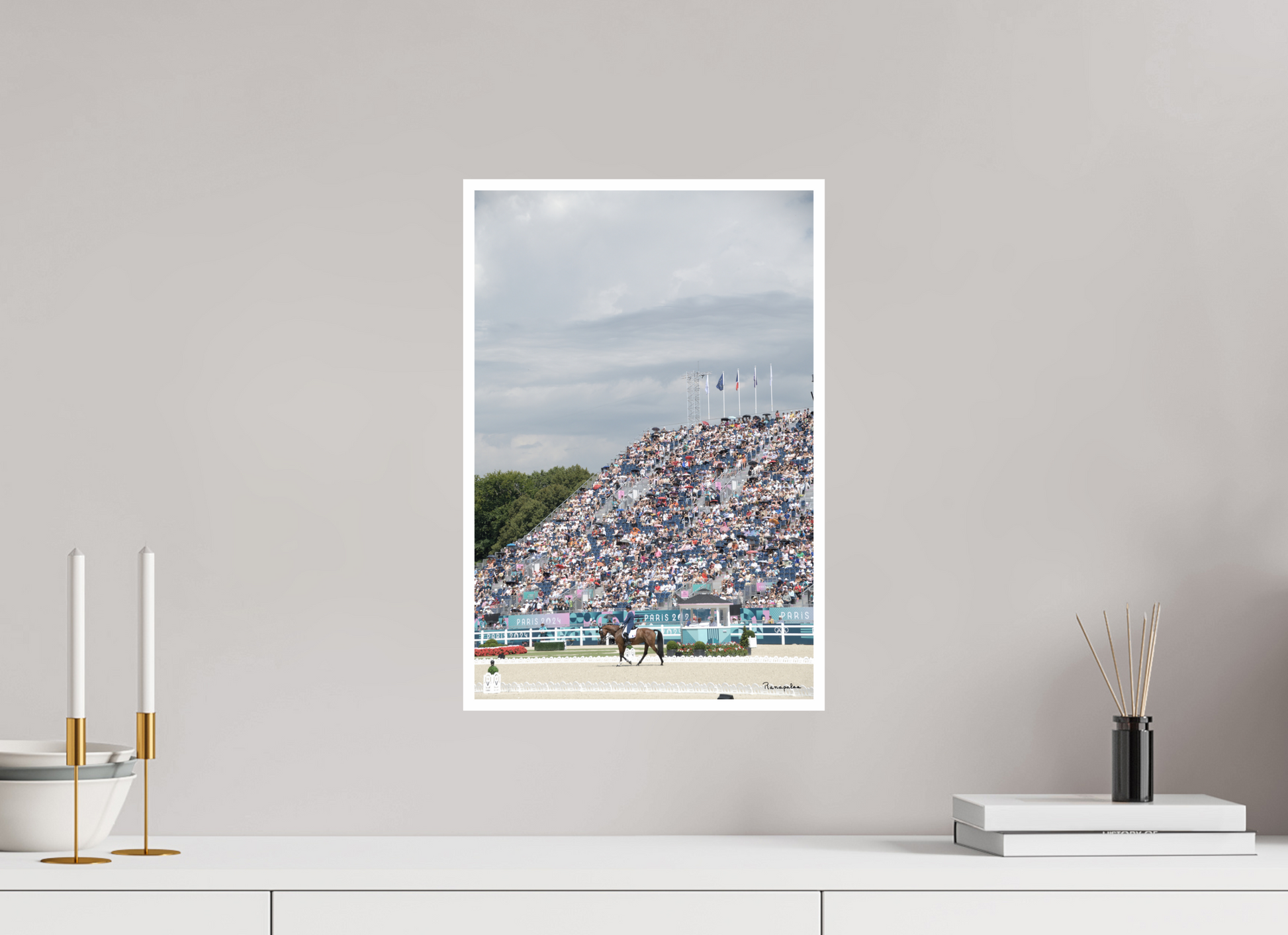 30 x 45 cm, Tirage Ultra Brillant [Picture]: JO Paris 2024 - Dressage in Versailles