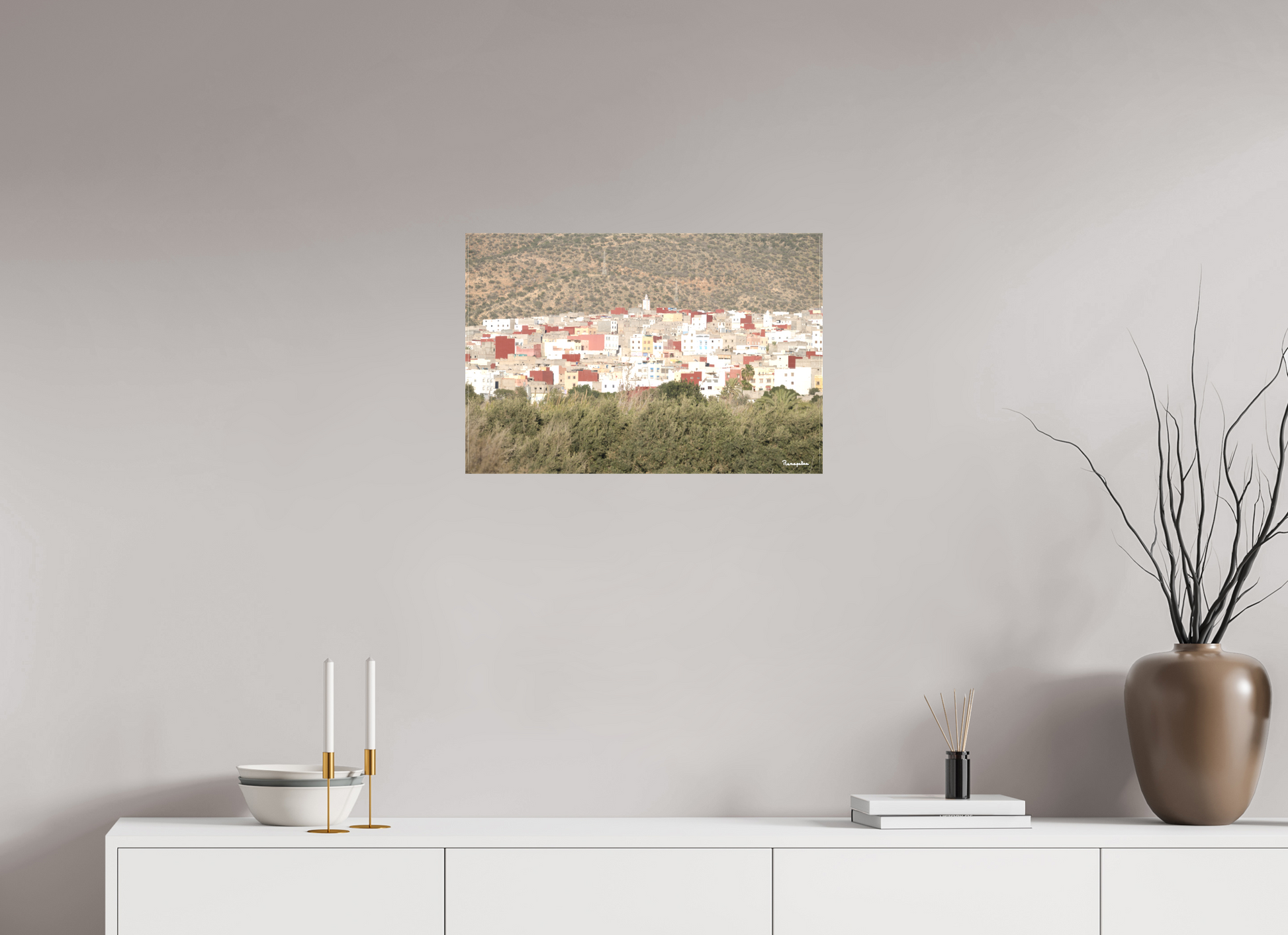 60 x 40 cm, Toile matte sur châssis sans cadre [Picture]: Morocco - Aourir