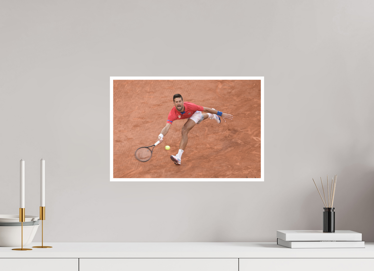 45 x 30 cm, Tirage Ultra Brillant [Picture]: JO Paris 2024 - Tennis at Roland Garros stadium (4)