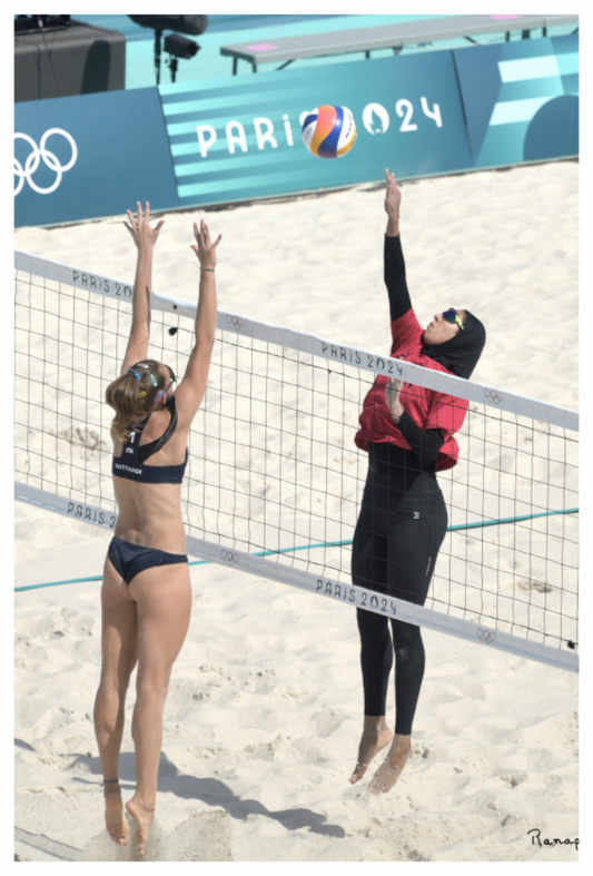 Main image [Picture]: JO Paris 2024 - Women beach volley at Eiffel Tower Stadium (1)