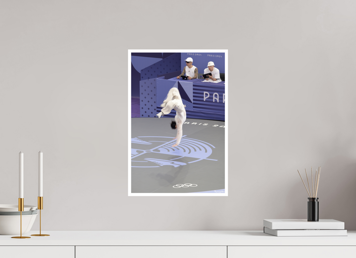 30 x 45 cm, Tirage Ultra Brillant [Picture]: JO Paris 2024 - Breaking at the urban park at La Concorde (3)