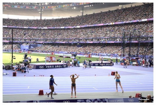 Main image [Picture]: JO Paris 2024 - Athletics - Women high jump at Stade de France (6)