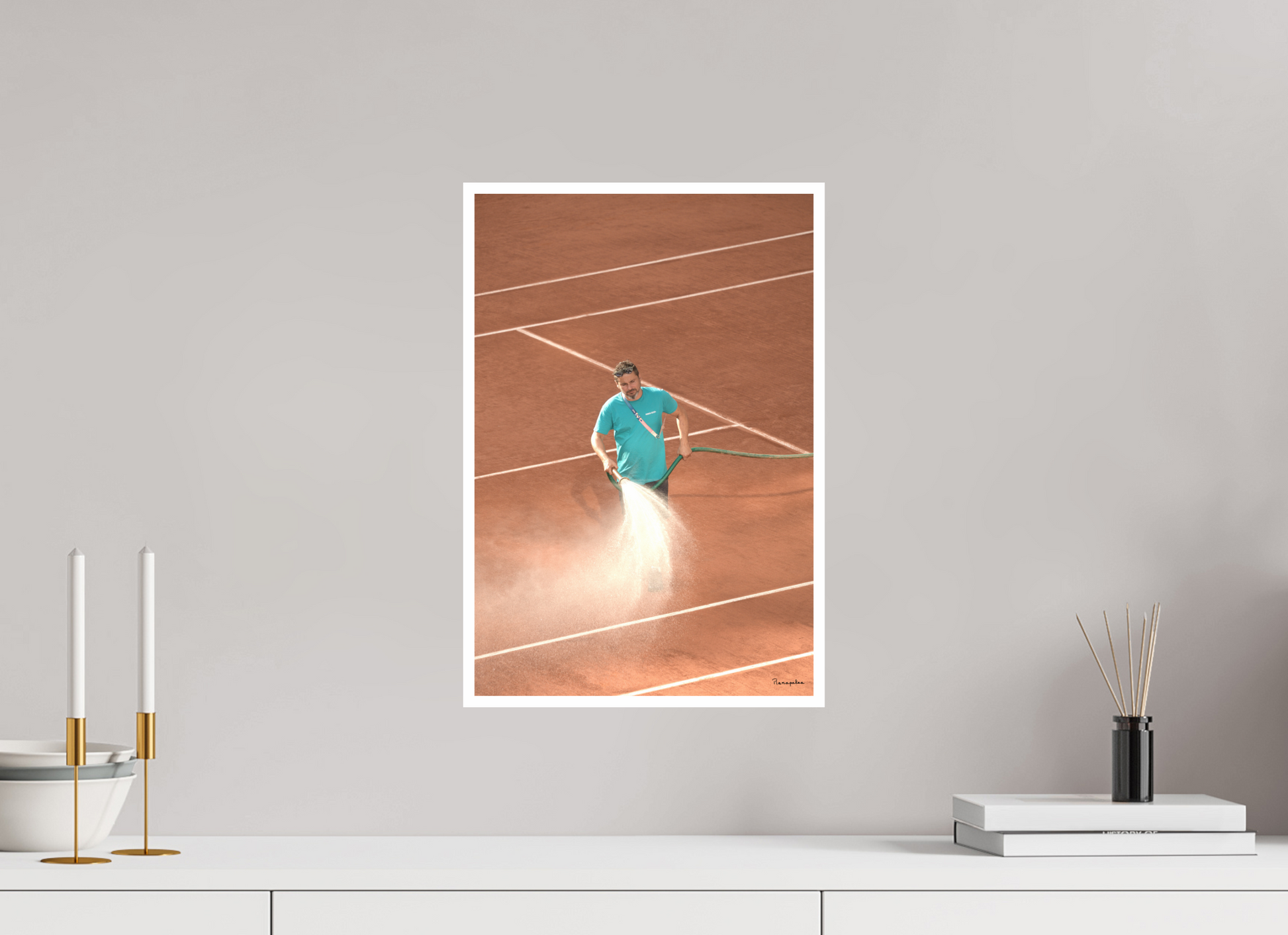 30 x 44,4 cm, Tirage Ultra Brillant [Picture]: JO Paris 2024 - Tennis Roland Garros stadium (1)