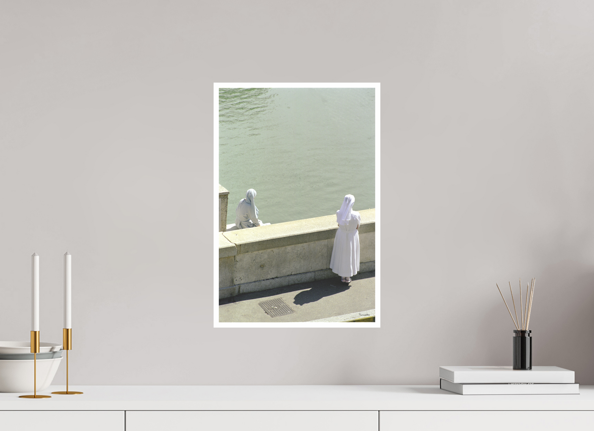30 x 45 cm, Tirage Ultra Brillant [Picture]: Nuns in Roma