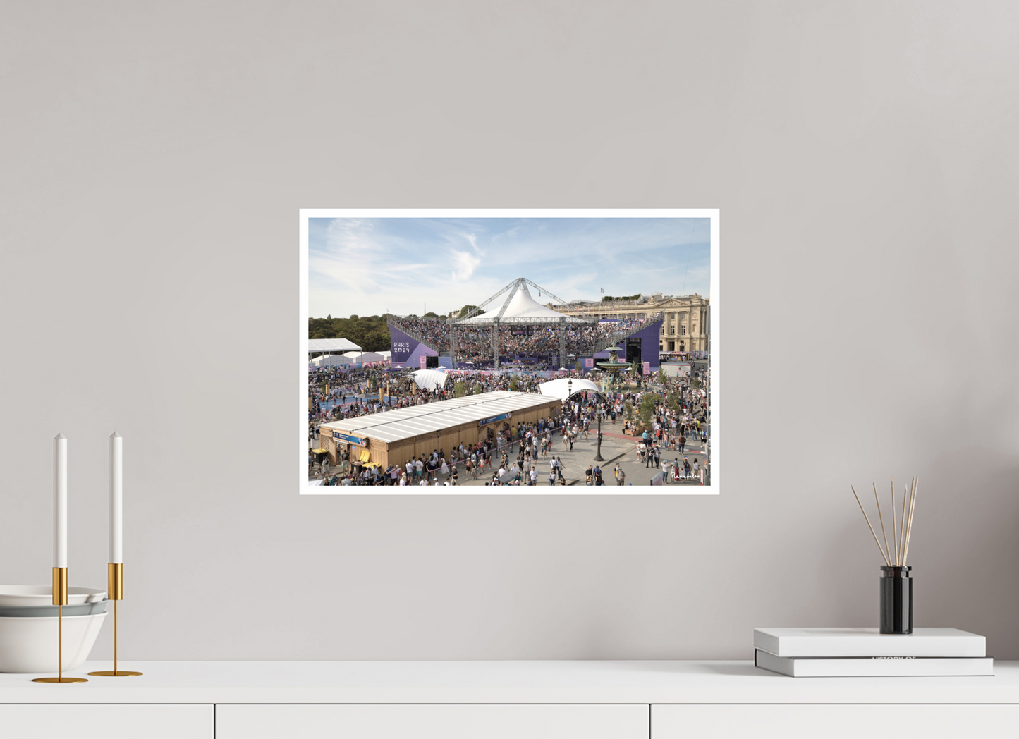 45 x 30 cm, Tirage Ultra Brillant [Picture]: JO Paris 2024 - Urban Park at La Concorde (1)