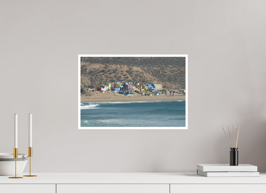 45 x 30 cm, Tirage Ultra Brillant [Picture]: Morocco - Aghroude - color village